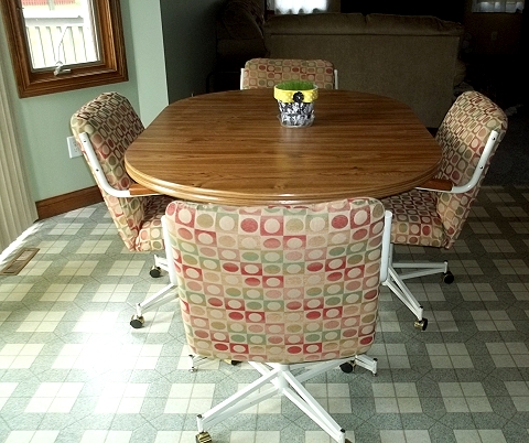 Recovered Swivel Dining Chairs